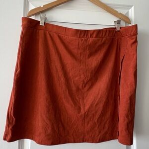 Rust Orange fall Skirt